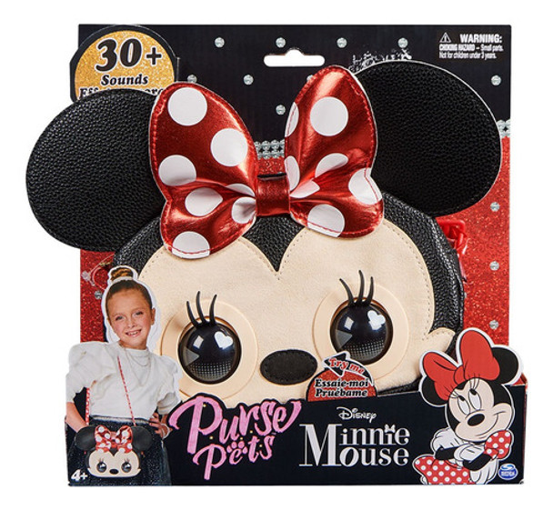 Purse Pets Disney Minnie Cartera Interactiva Con Sonidos 0