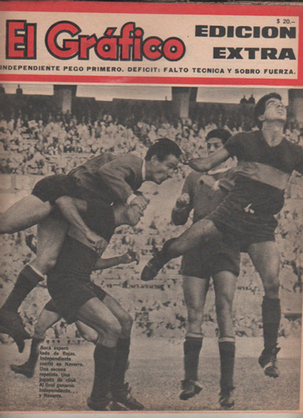 El Grafico * Edicion Extra - Boca Vs Independiente  Año 1965 0