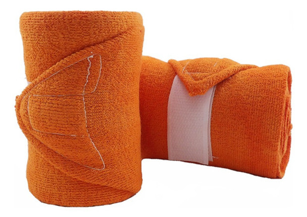 Vendas Elásticas Para Caballo Por Par Naranja Crespo 0