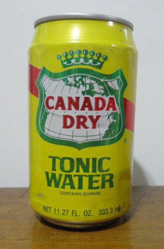 Lata Canada Dry Tonic Water 333.3ml Puerto Rico Vacía 0