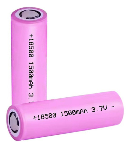 2 Pila Bateria 18500 Para Maquina De Tatuar Pen Punta Plana 0