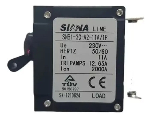 Llave Térmica Grupo Electrógeno / Generador 2500 W Bull 0