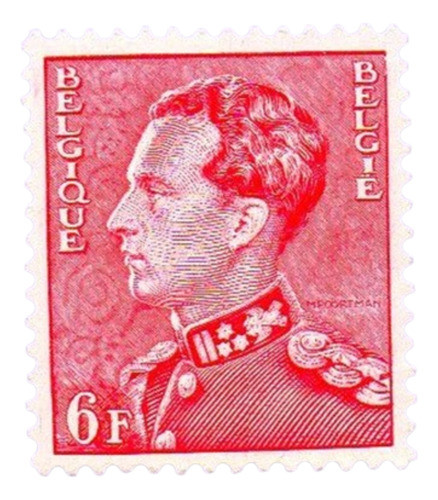 Sello N° 848 De Bélgica 0