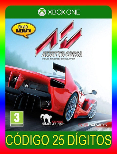 Assetto Corsa Xbox One - 25 Dígitos (envio Já) 0