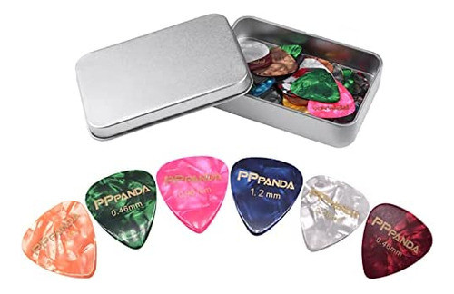 Púas De Guitarra Pppanda 48 Piezas, Púas De Guitarra Para Su 0