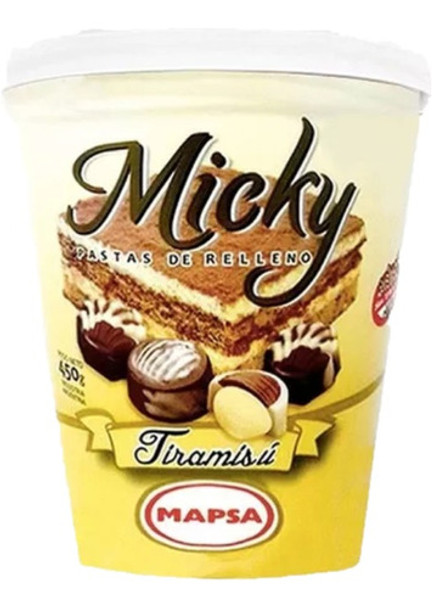 Pasta De Relleno - Sabor Tiramisú- Mapsa - Sin Tacc - 450grs 0