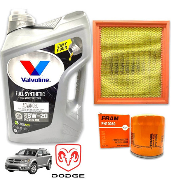 Kit Service Aceite 5w20 + Filtros Dodge Journey 2.4 2.7 0