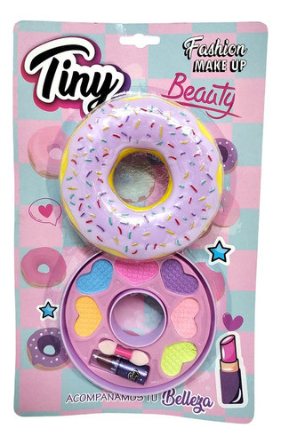 Set De Maquillaje Tiny Dona Pastel En Blister Tut Tuttishop 0