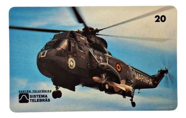 Ct46= Cartao Telebras Helicóptero Novo =desc,5,00 Ver Abaixo 0