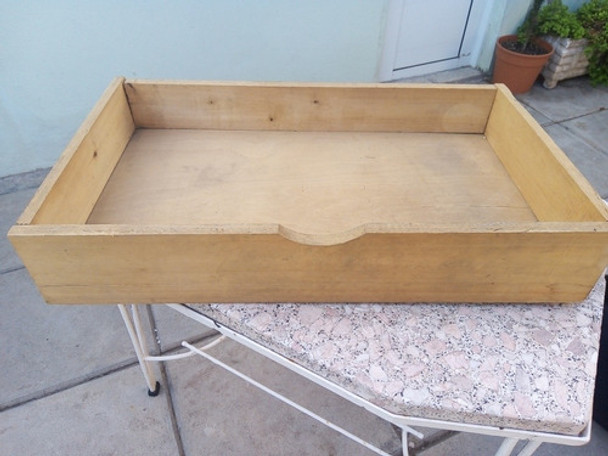 Cajón De Madera Clara ( 11,5 Cmts De Alto × 38,5 X 66 Cmts ) 0