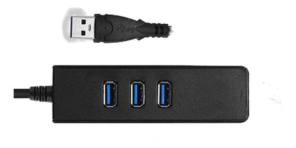 3 Puertos Usb 3.0 Hub Gigabit Ethernet Lan Rj45 Adaptador De 0
