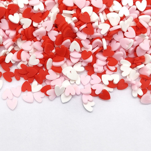 Aplique De Biscuit - Granulado Coração - Sortido - Ro.153412 0