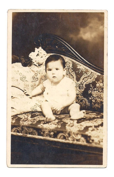 Antigua Postal Foto Bebe En Sillon  N° 609 B3 0