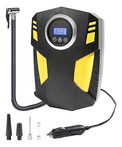 Compresor De Aire Portátil Con Inflador De Neumáticos Yakefl 0