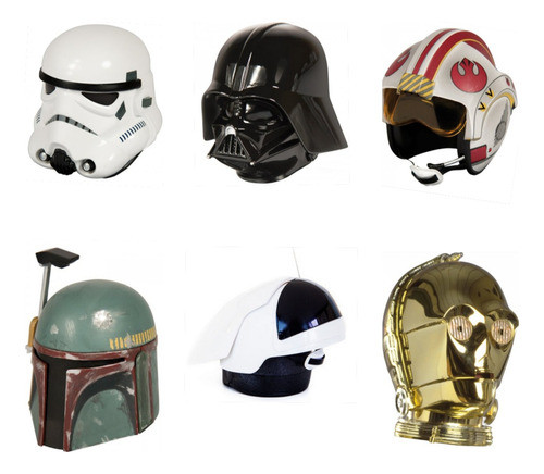 Casco Star Wars X3 (tres) Unidades A Eleccion Coleccionables 0