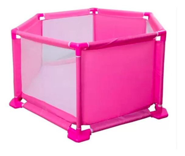 Cercadinho Infantil Berço Para Bebe Rosa Chiqueirinho 0
