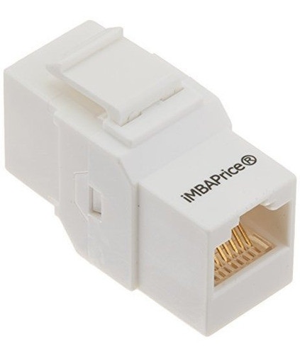 Imbaprice Cat 6 Keystone Acoplador De Inclinacion Blanco 0
