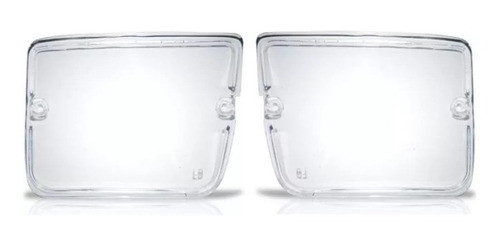 Juego X2 Par Lentes  Faro Auxiliar P/ Fiat Uno Scr Acrilicos 0
