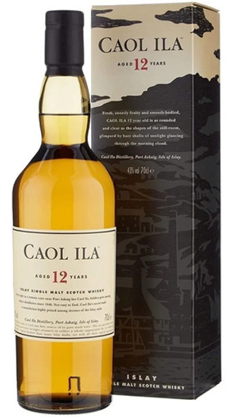 Whisky Caol Ila 12 Años Con Estuche Single Malt 750ml 0