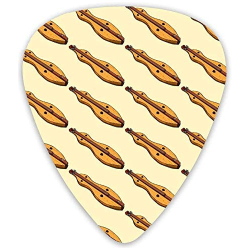 Dulcimer Music Pattern Classic - Púas Guitarra 12 Unidades 0