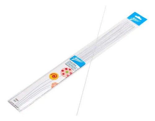 Alambre Floral Blanco- Paq X 50  - 35 Cm Largo 0