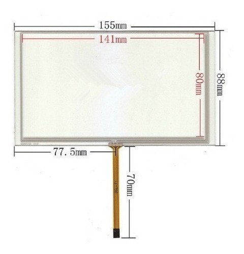 Touch Screen 6.2 Multimídia Caska Buster Multilaser M1 0
