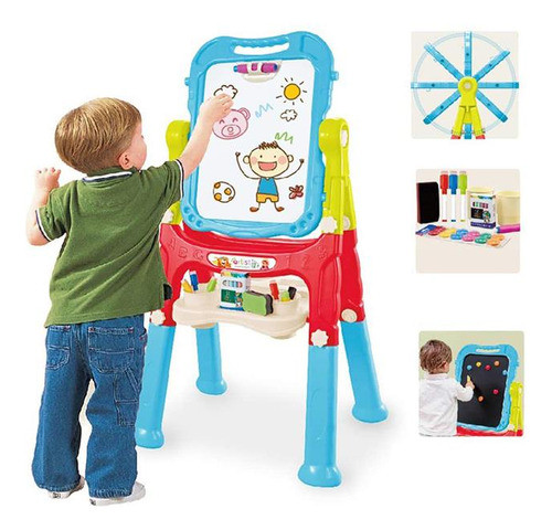 Lousa Magica Educativa 2 Em 1 Play E Learn Multikids 0