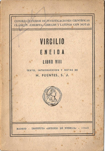 Eneida Libro Viii Virgilio - Fuentes - Nebrija 0