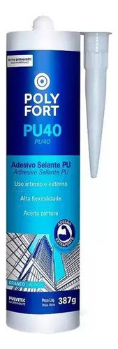 Silicona Sellador Poliuretanico Pu 40 - Polyfort 0