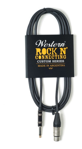 Cable Western Cp30 Para Micrófono Xlr - Plug - 3mts 0