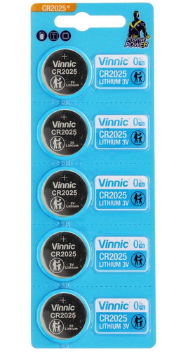 Pilas Boton Cr2025 Vinnic 2025 - 50 X Unids. - San Martin 0