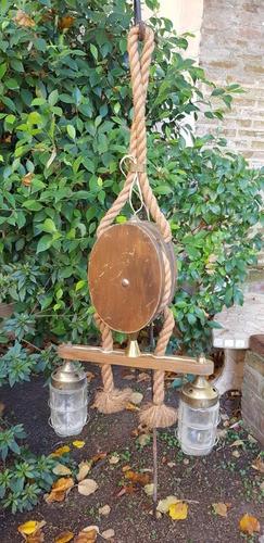 Araña Pasteca Doble Luz 0