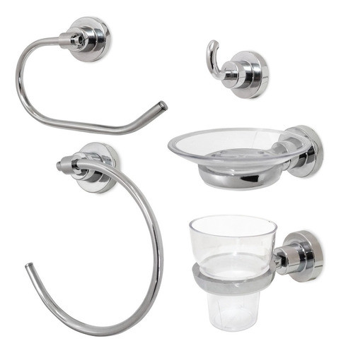 Kit Accesorios Para Baño 5 Piezas Noa Aqualaf 0