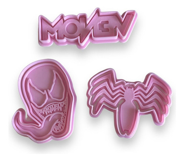 Kit Cortantes De Repostería Galletitas Masa Venom 0