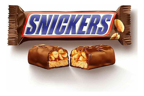 Oferta! Barra Chocolate Snickers Importado 48 Grs Deliciosas 0