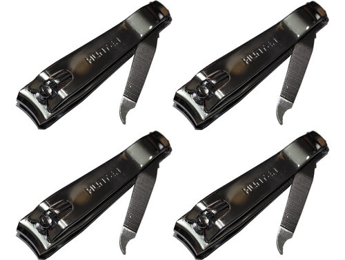 Alicate 8cm Hunter Pesca Con Lima Corta Uñas Nylon X4 0