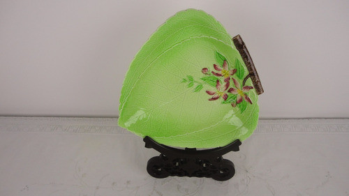 Gran Centro Fuente Carlton Ware Ingles Antiguo Hoja Miralo 0