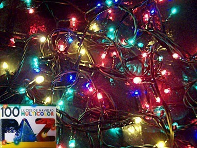 Luz Arbol Navidad Multicolor 100luz Resiste Agua Económica $ 0