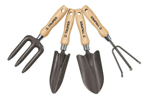 Kit Herramientas Para Jardin 4 Piezas Truper 15030 0