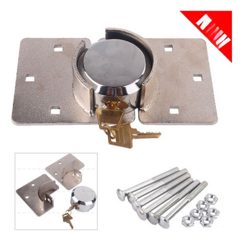 2pcs Van Garage Cubierto Puerta Seguridad Cerrado Candado Y 0