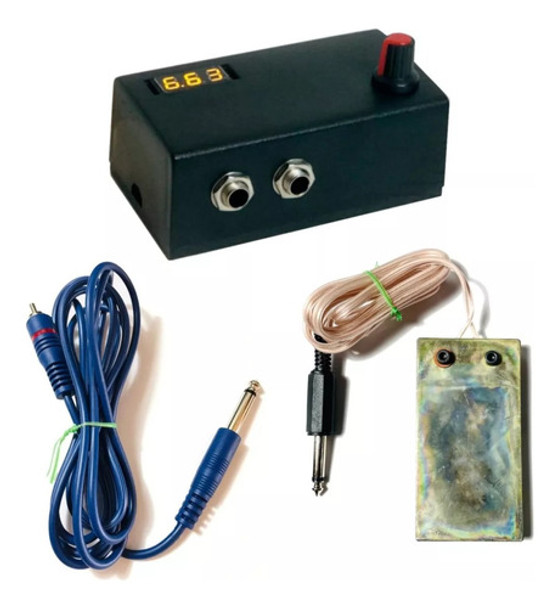 Kit Tatuaje Máquina + Fuente + Pedal + Clip 0