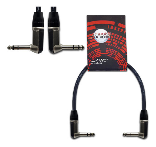 Cable Plug Trs Codo A Plug Trs Codo 90 L Balanceado 90 Cm 0
