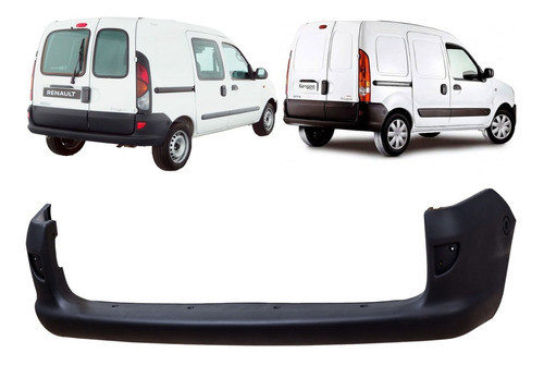 Paragolpe Trasero Kangoo 2005 2006 2007 2008 2009 2010 2011 0