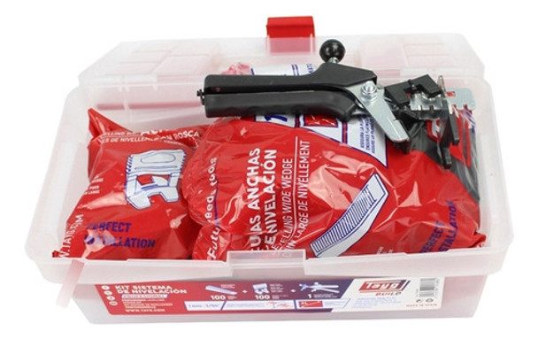 Kit Sistema De Nivelacion 1/1,5/2mm Cuña Ancha Tayg 0