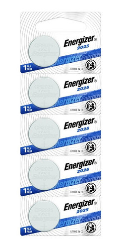 Pilas Energizer Cr2025 X5. Pilas Boton Bateria Cr 2025 0