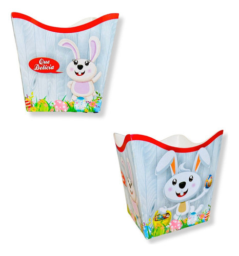 30 Cachepo Caixinha Doces Enfeite Mesa Decoração Páscoa 0