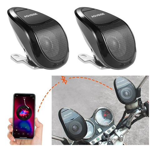 Alto-falante Bluetooth Para Motocicleta Mp3 À Prova D'água 0