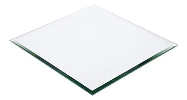 Espejo De Vidrio Biselado Cuadrado Plymor De 5 Mm, 10 Pulgad 0