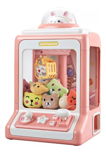 Brinquedo Mini Maquina Pega Bichos De Pelúcia + 20 Bichos 0