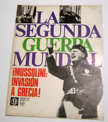 Segunda Guerra Codex 9 Mussolini Grecia Avion Junkers Boedo 0